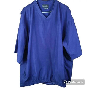 FootJoy short sleeve navy men's wind shirt